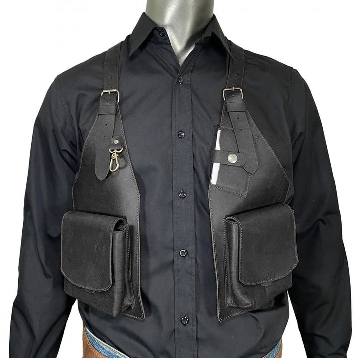 Große Achsel- und Schultertasche im mittelalterlichen Stil - image 3