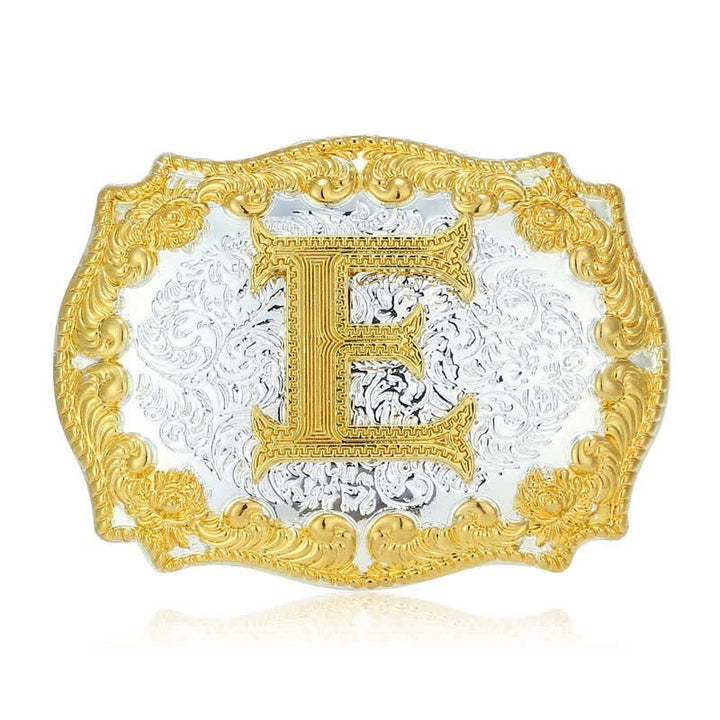 DIY-Ledergürtel für Herren mit goldener Anfangsbuchstabenschnalle - E - Ohne Gürtel - image 10