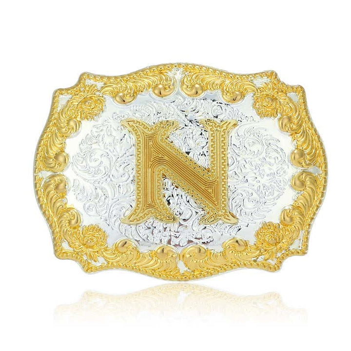 DIY-Ledergürtel für Herren mit goldener Anfangsbuchstabenschnalle - N - Ohne Gürtel - image 19