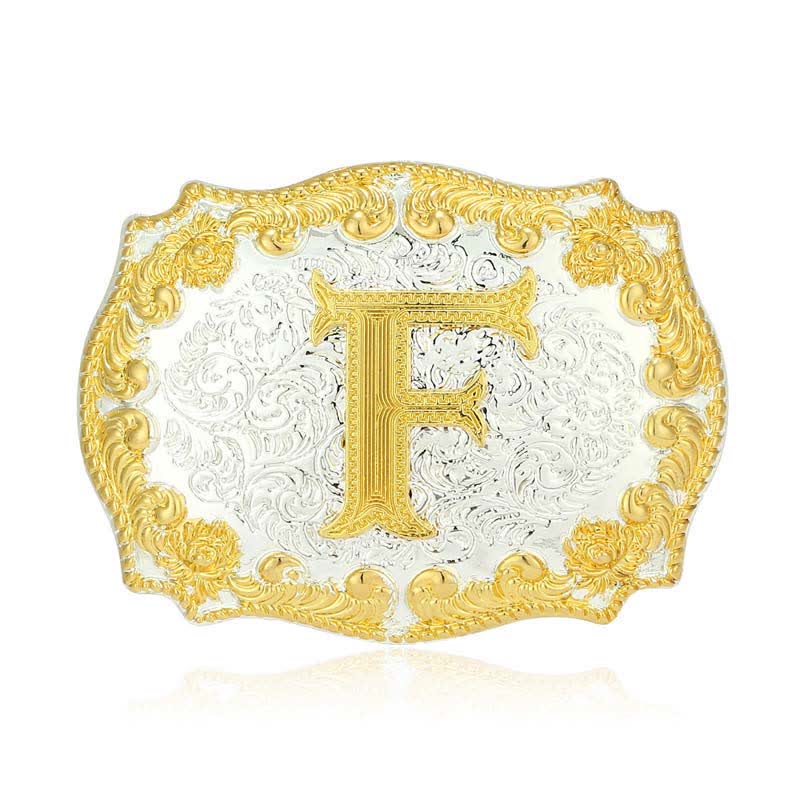 DIY-Ledergürtel für Herren mit goldener Anfangsbuchstabenschnalle - F - Ohne Gürtel - image 11