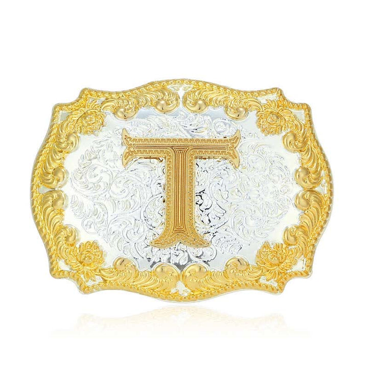 DIY-Ledergürtel für Herren mit goldener Anfangsbuchstabenschnalle - T - Ohne Gürtel - image 25