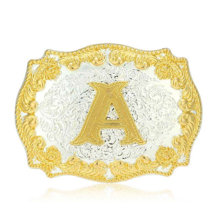 DIY-Ledergürtel für Herren mit goldener Anfangsbuchstabenschnalle - A - Ohne Gürtel - image 6