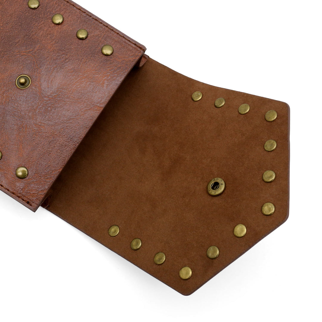 Halloween-Cosplay-Gürtel im mittelalterlichen Stil mit Nietengürteltasche - image 10