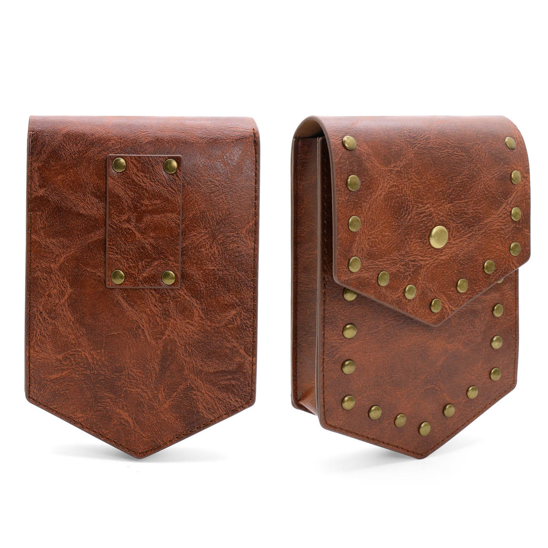 Halloween-Cosplay-Gürtel im mittelalterlichen Stil mit Nietengürteltasche - image 8