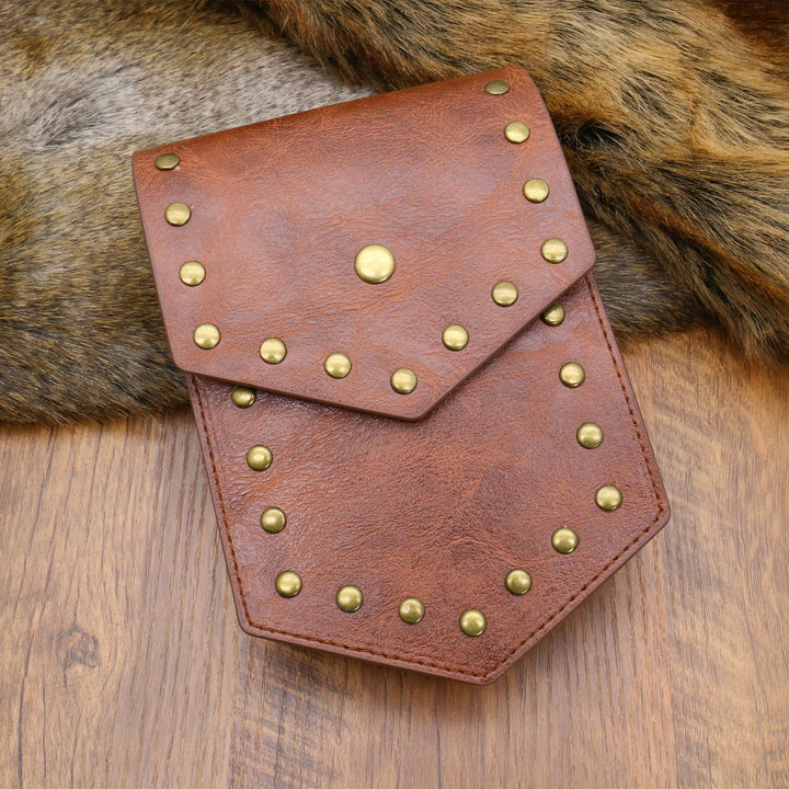 Halloween-Cosplay-Gürtel im mittelalterlichen Stil mit Nietengürteltasche - image 7