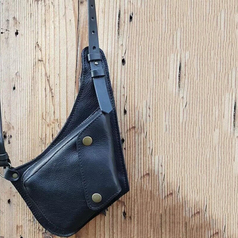 Vintage Herren Viking Große Kapazität Unterarm Brieftasche Schultertasche - image 5