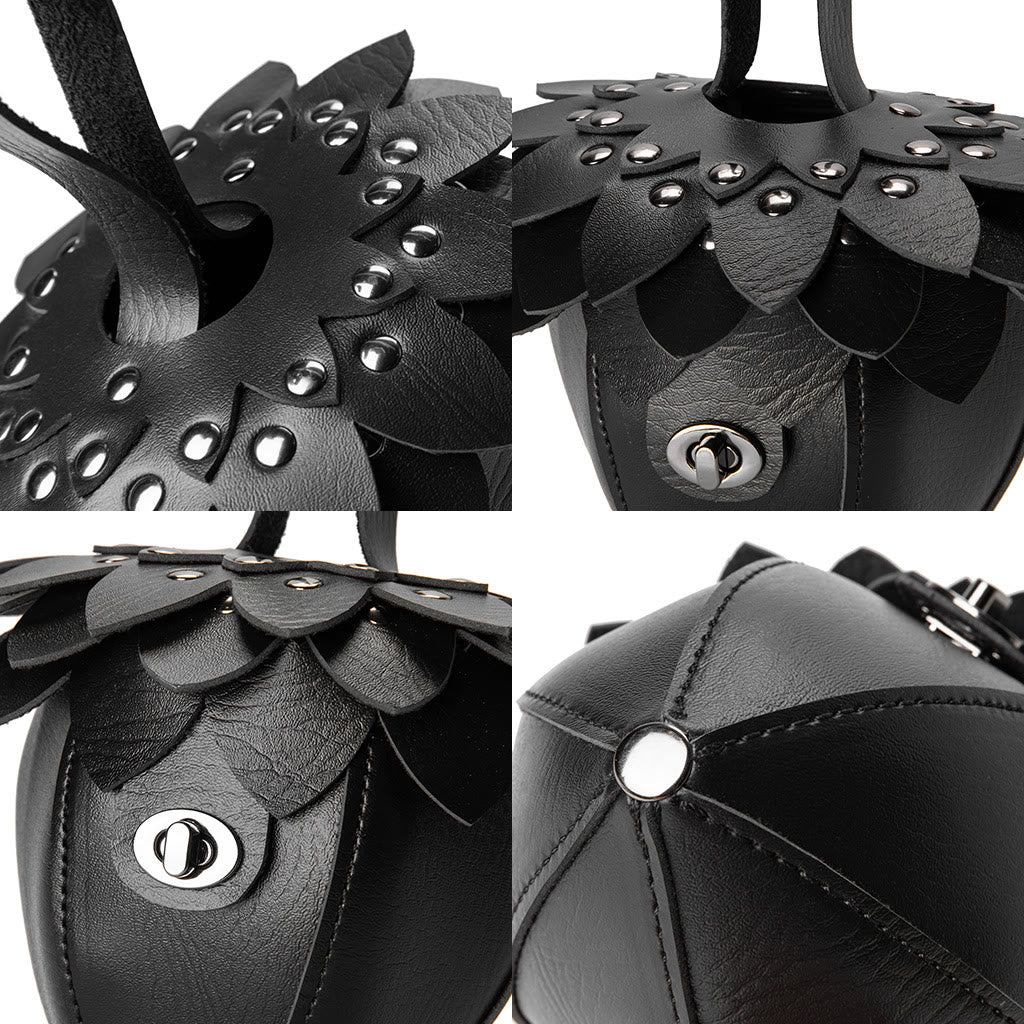 Personalisierte Retro-Gürteltasche in Kastanienform für Damen - image 6