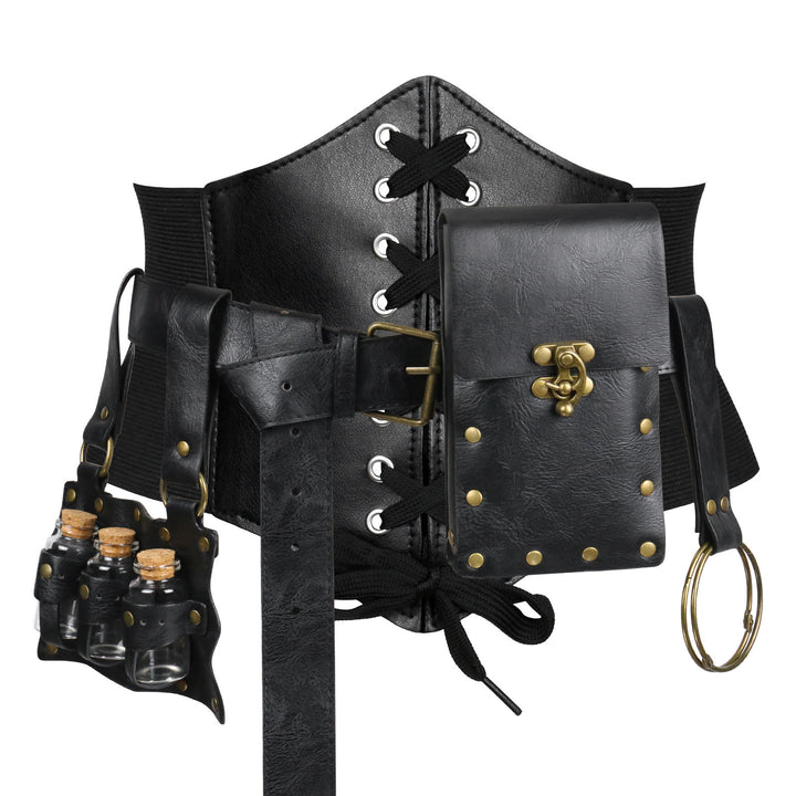Halloween Damen Cosplay Wikinger Gürtel Set Zubehör 5 Stück - image 3