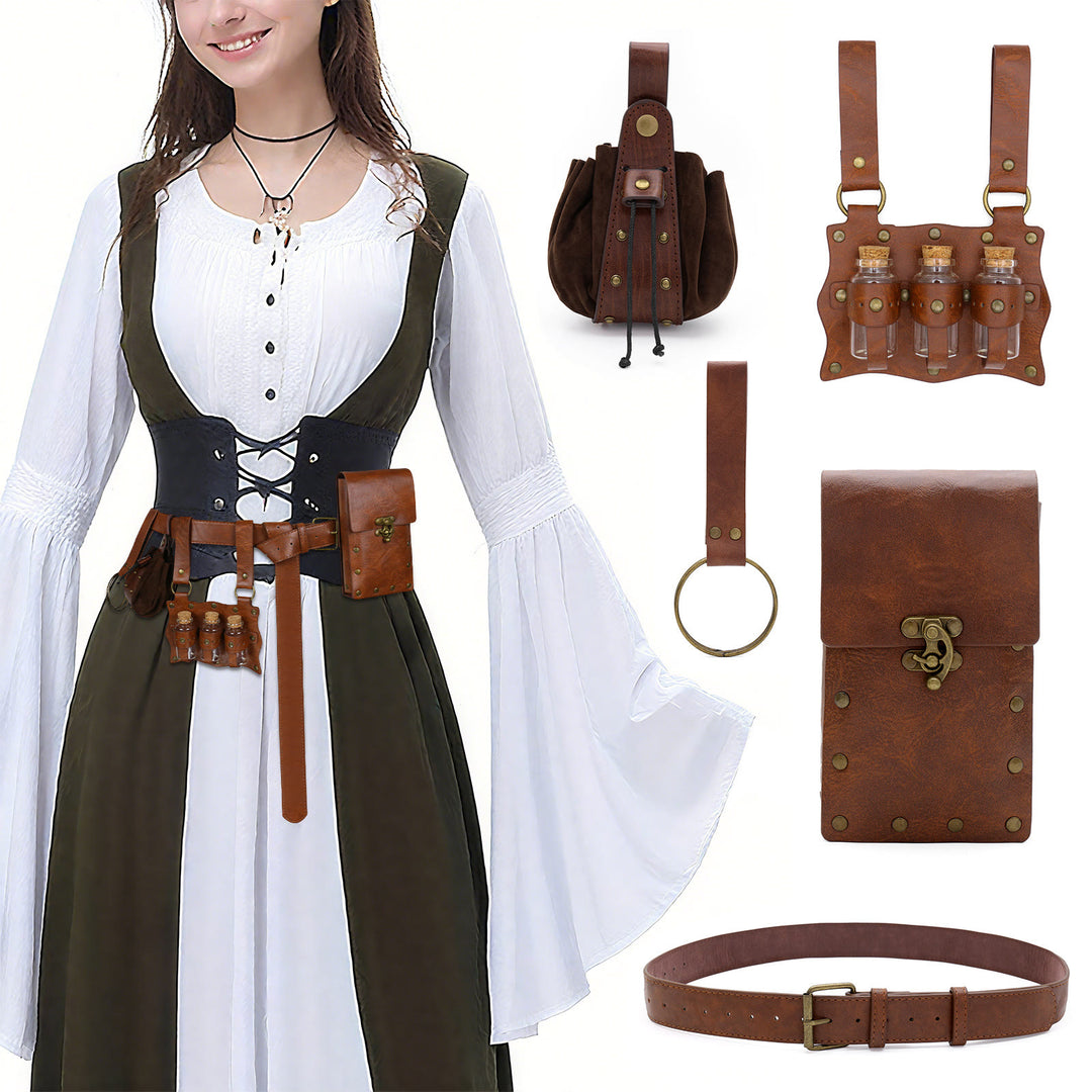Halloween Cosplay Magische Flasche Gürteltasche Brieftasche Gürtel Set - image 2
