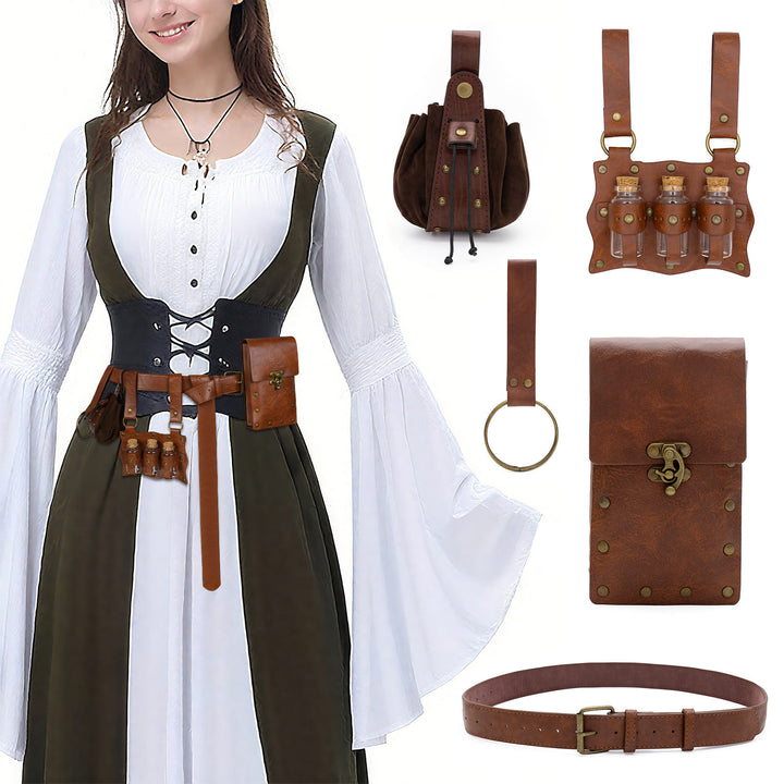 Halloween Cosplay Magische Flasche Gürteltasche Brieftasche Gürtel Set - image 2