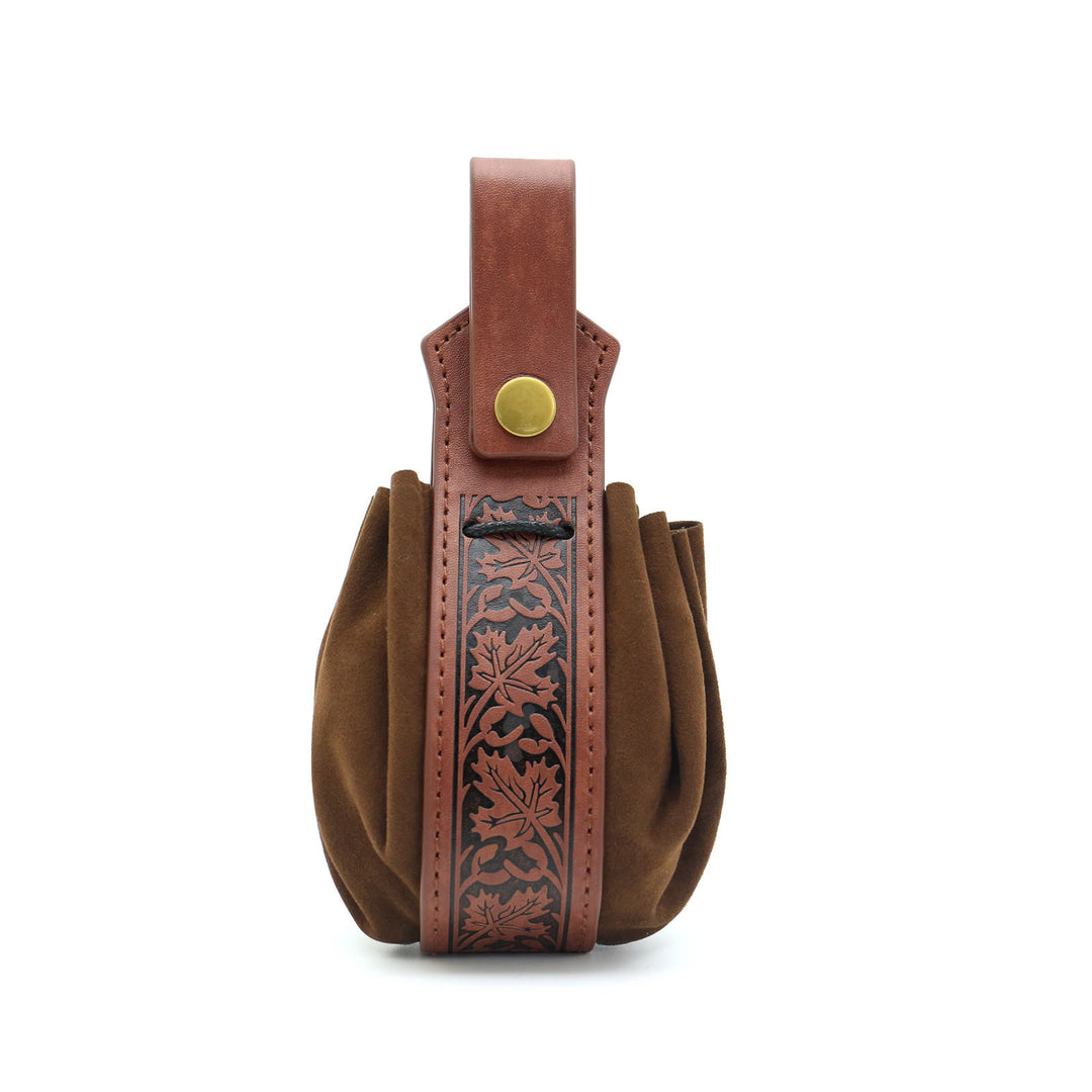 Halloween Cosplay Kostüm Ahornblatt geprägtes Wikinger-Gürtelset - image 7