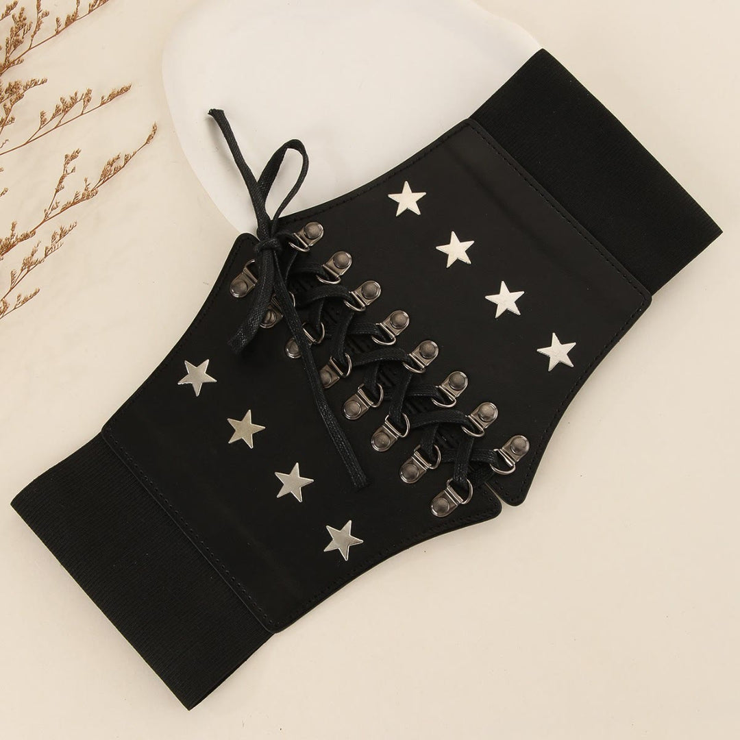 Schwarzer Retro Cosplay Zubehör Star Damen Korsett Gürtel - image 2