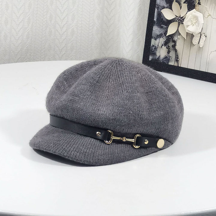 Damen-Baskenmütze im Retro-Britischen Stil - Dunkelgrau - Einstellbar (22"-23 1/4") - image 5