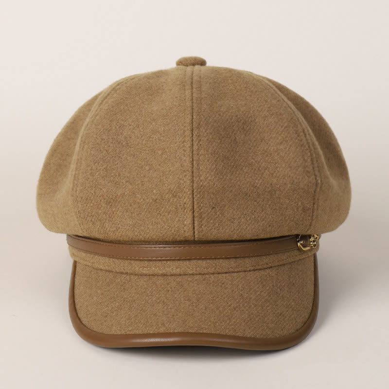 Randumwickelte Gürtelschnalle Modische Winter-Barettmütze für Damen - image 2