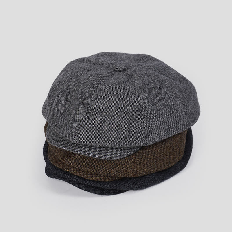 Unisex Winter Retro Personalisierte Baskenmütze - image 7