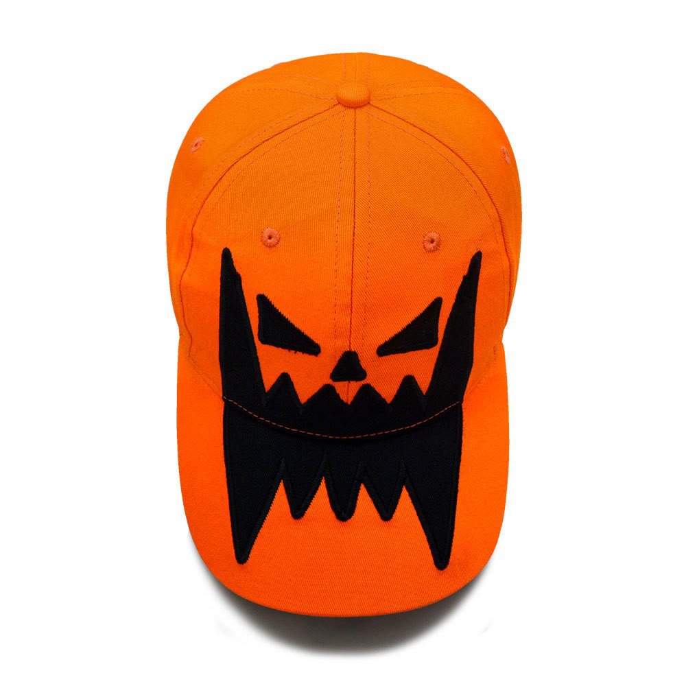 Halloween Quirky Big Mouth Bedruckte Kürbismütze Baseballkappe - image 1