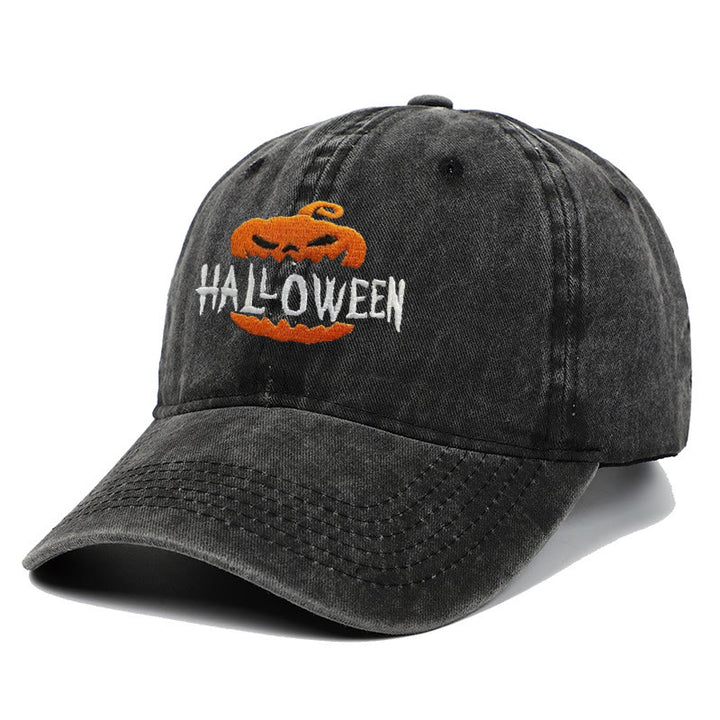 Halloween Horror Kürbis Bestickte Baseballmütze - image 0