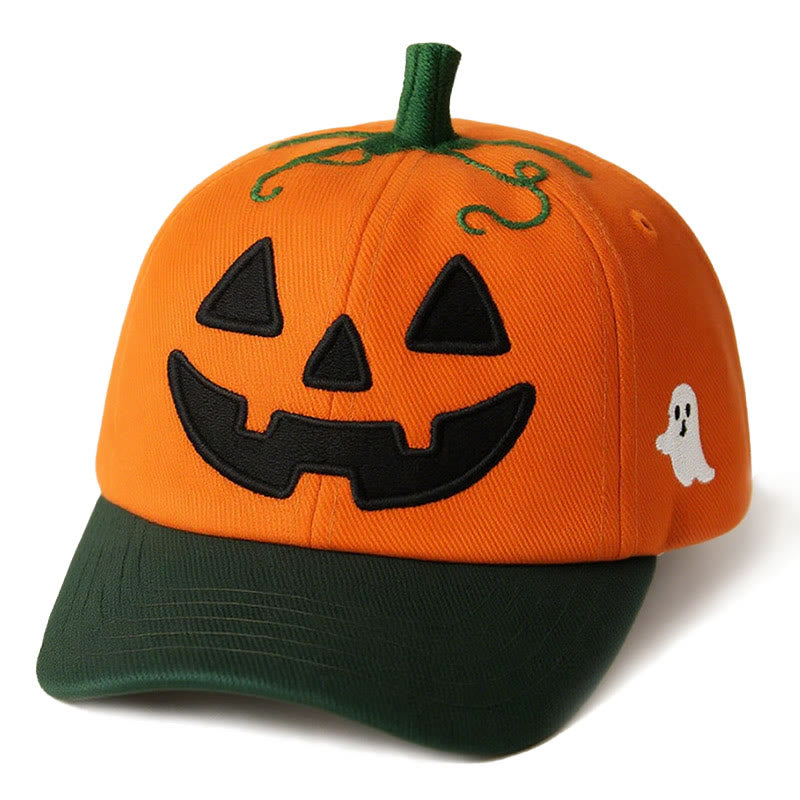 Halloween Exzentrische Baseballkappe Kürbishut - Kürbis - Einstellbar (ca. 21 5/8"-23 1/4") - image 0