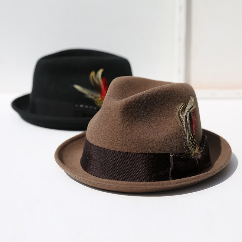 Federschleife Dekoratives Band Herren Cowboyhut - image 1