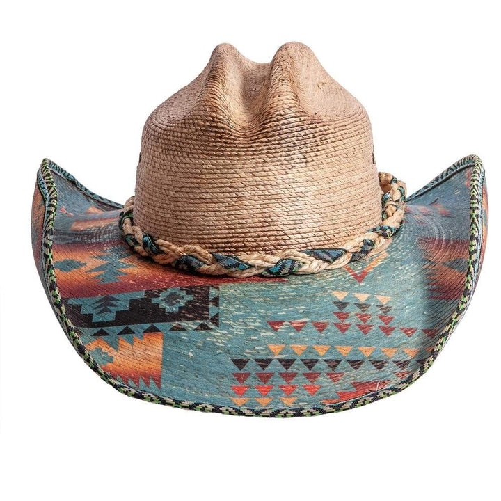 Modischer gewebter Sonnenschutz-Cowboyhut für Herren - image 2