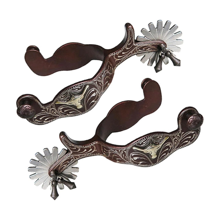 Halloween Silber Exquisite handgemachte geschnitzte Cowboy-Sporen - image 2