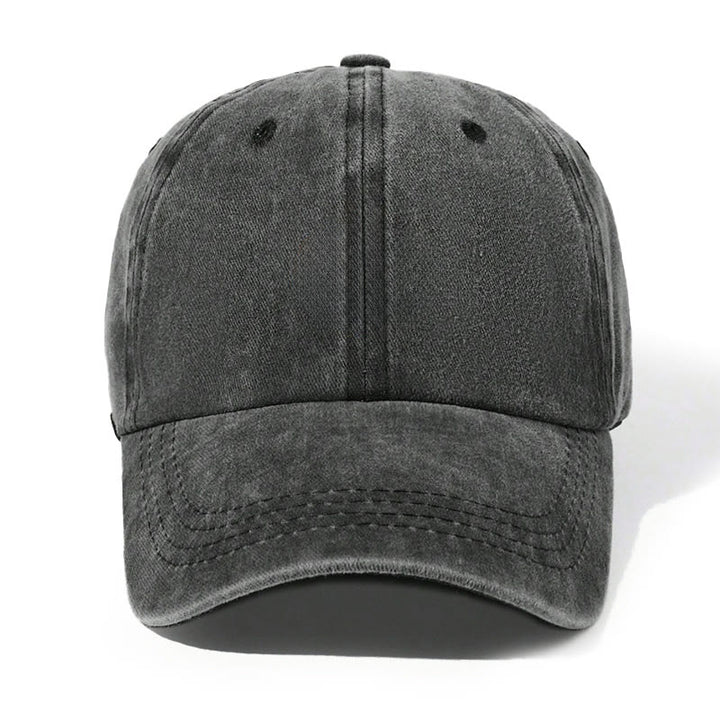 Vintage Personalisierbare Baskenmütze aus Leder mit laserbarem Logo - Schwarz - Einstellbar - image 3