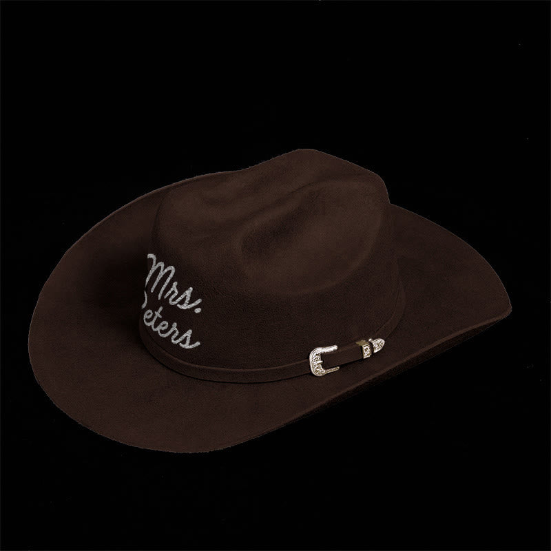Anpassbare personalisierte einfarbige Cowboymütze - image 1