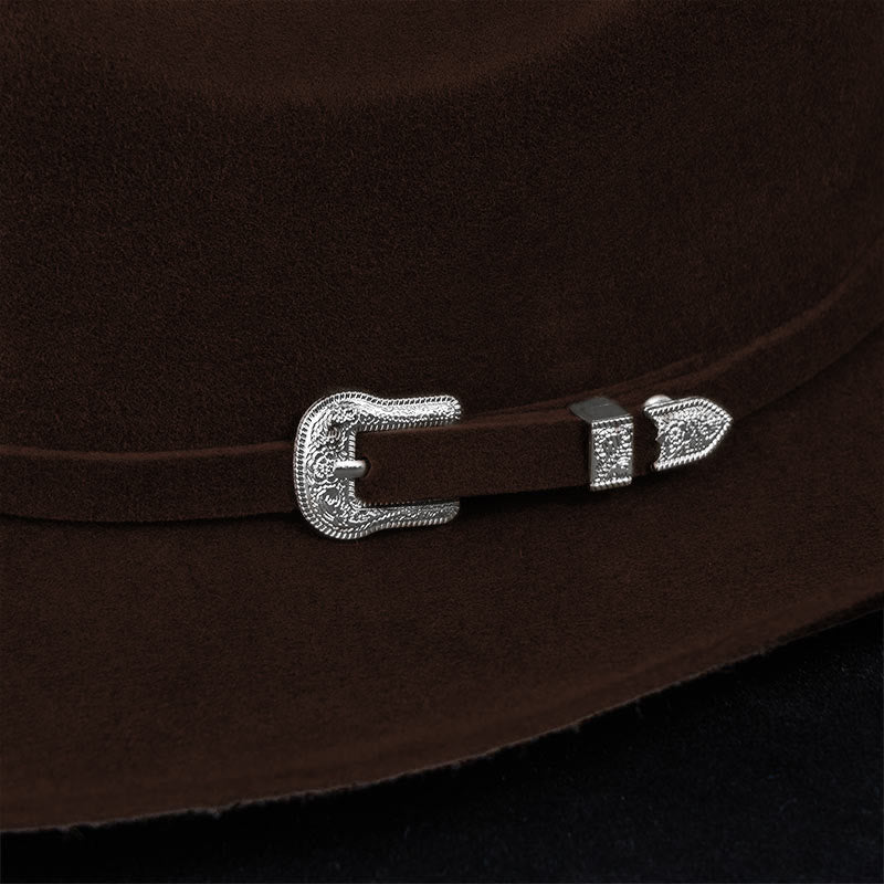 Anpassbare personalisierte einfarbige Cowboymütze - image 7