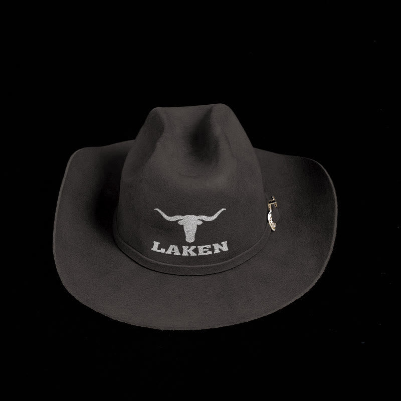 Benutzerdefiniertes Logo und Text Personalisierter Cowboyhut - image 0