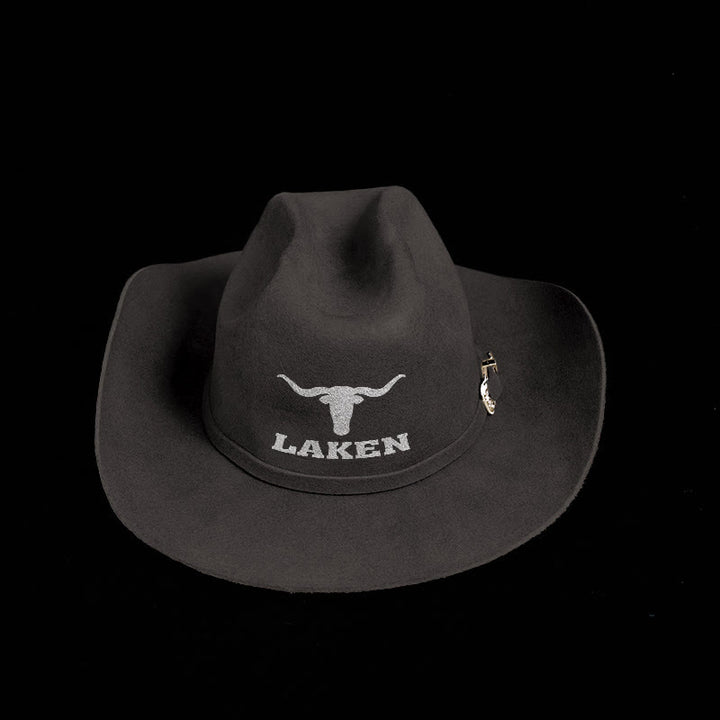 Benutzerdefiniertes Logo und Text Personalisierter Cowboyhut - image 0
