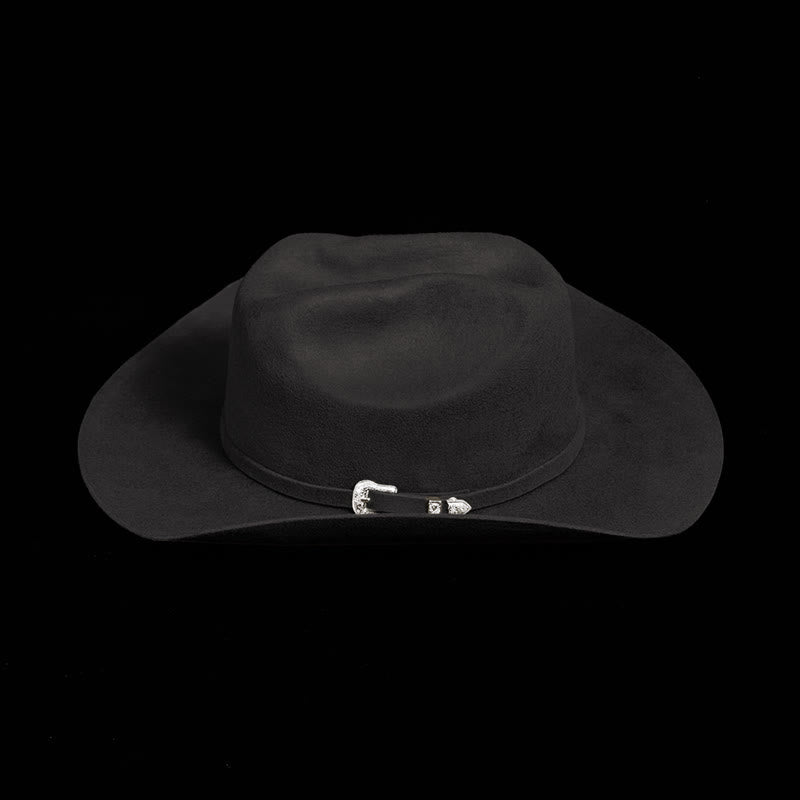 Passen Sie Ihren exklusiven Cowboyhut in reiner Farbe mit Logo an - image 5