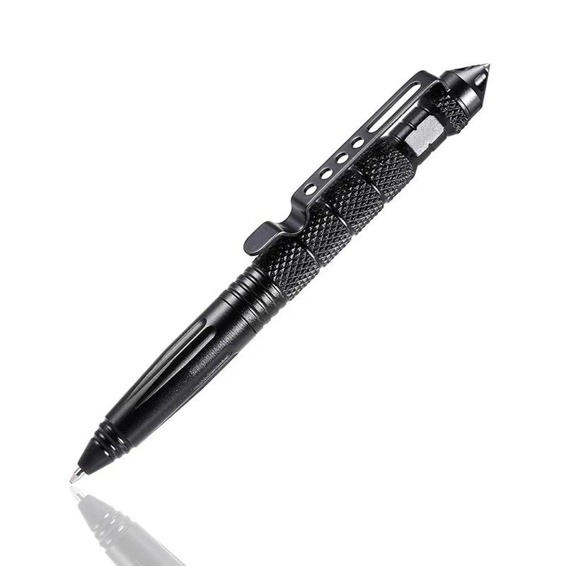 Outdoor Selbstverteidigung Survival Writing EDC Multifunktionaler taktischer Stift - Schwarz - image 0