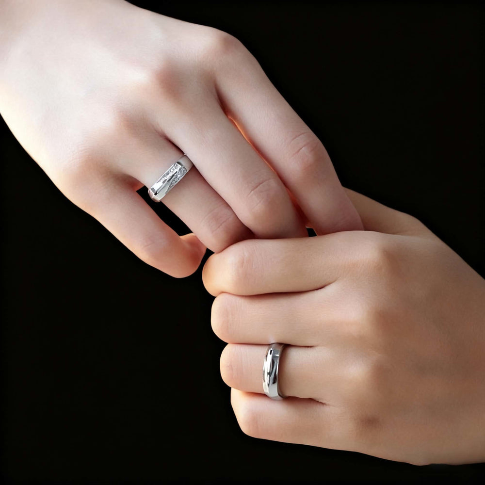Modisches verstecktes Selbstverteidigungsmesser mit diamantbesetztem Ring - image 1