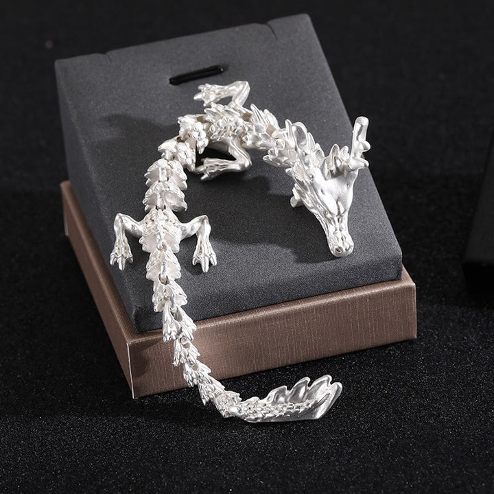 Gelenkbewegliche Drachen-Kleidungszubehör-Gelenkbrosche - Silber - image 3