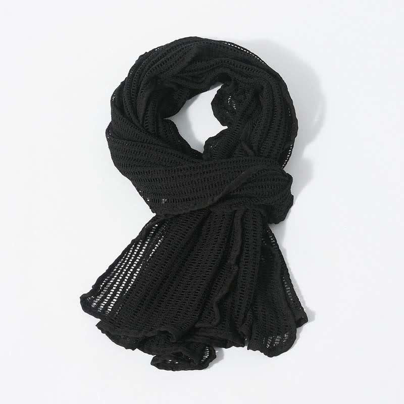 Eleganter Strickschal mit ausgehöhltem Design - image 6