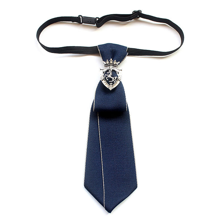 Shield Horse Vorgebundene Unisex-Krawatte mit verstellbarem Band - Blau - image 0
