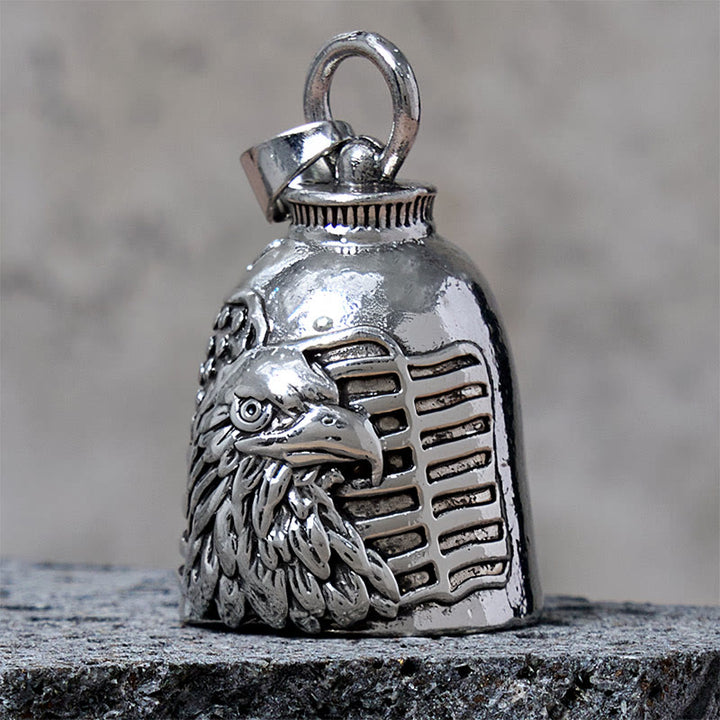 Vintage Adler amerikanische Flagge Glocke Schlüsselanhänger - image 3