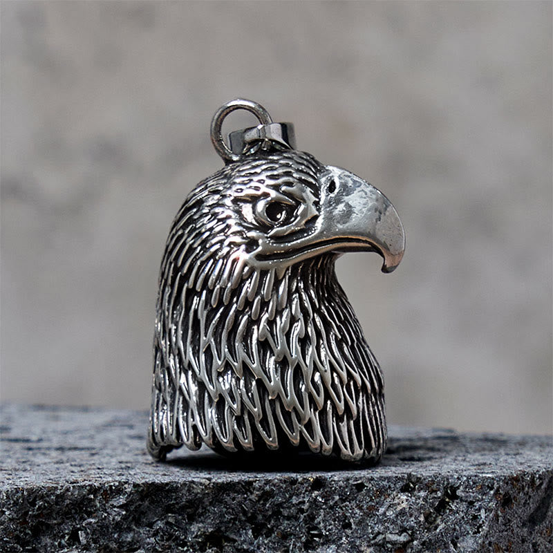 Vintage Weißkopfseeadler Stil Reitglocke Schlüsselanhänger - image 3