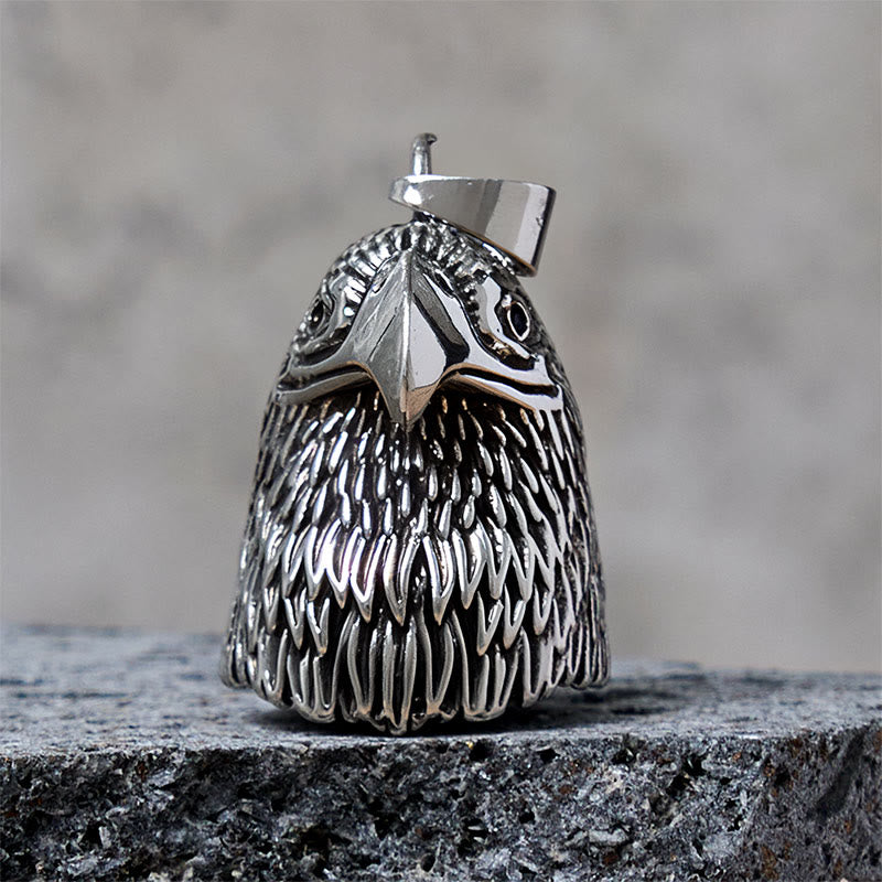 Vintage Weißkopfseeadler Stil Reitglocke Schlüsselanhänger - Anhänger - image 1