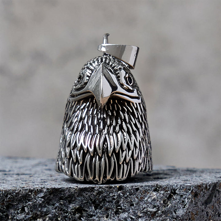 Vintage Weißkopfseeadler Stil Reitglocke Schlüsselanhänger - Anhänger - image 1