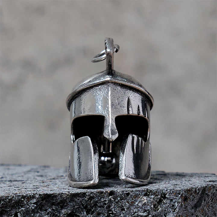 Brave Spartan Helm Anhänger Glocke Schlüsselanhänger - Anhänger - image 1