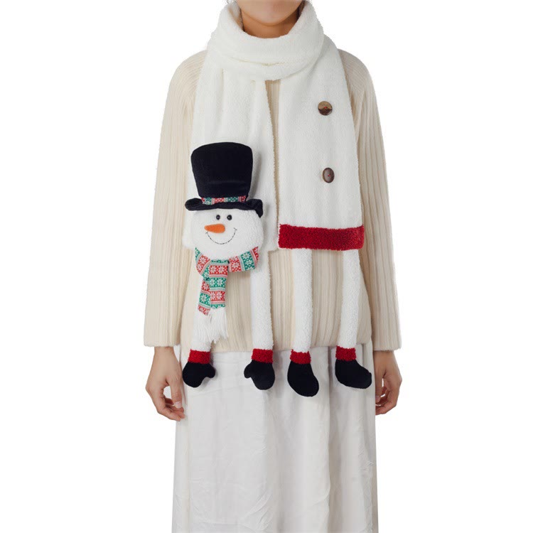 Weihnachten Schwarz Hut Schneemann Winter Schal Warm Halten - image 1