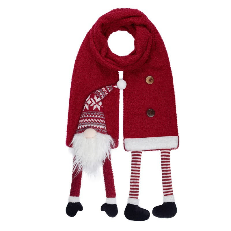 Kreativer Weihnachtsmann-roter Winterschal - Rot - image 0