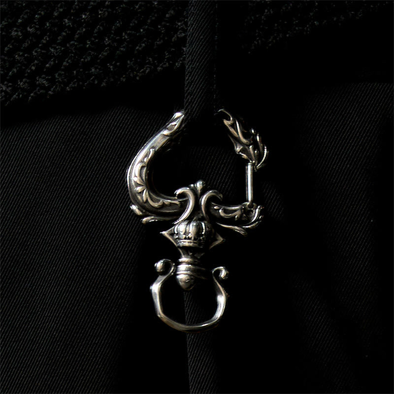 Drehbarer Vintage-Schlüsselanhänger aus poliertem Metall in Herzform - image 2
