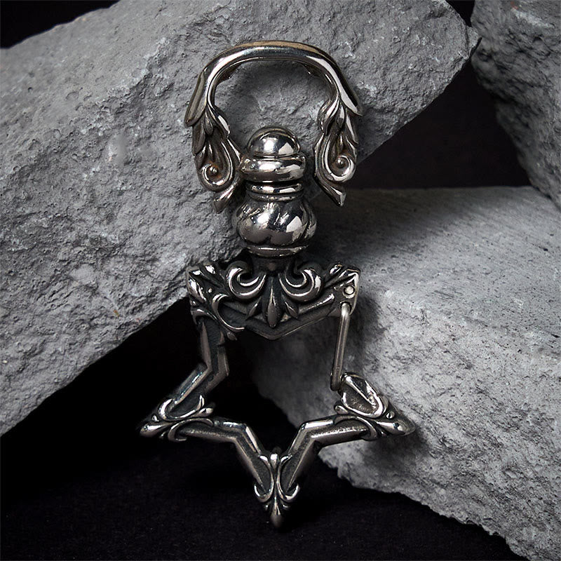 Drehbarer Stern-Schlüsselanhänger im Vintage-Stil zum Polieren und Anlaufen - image 3