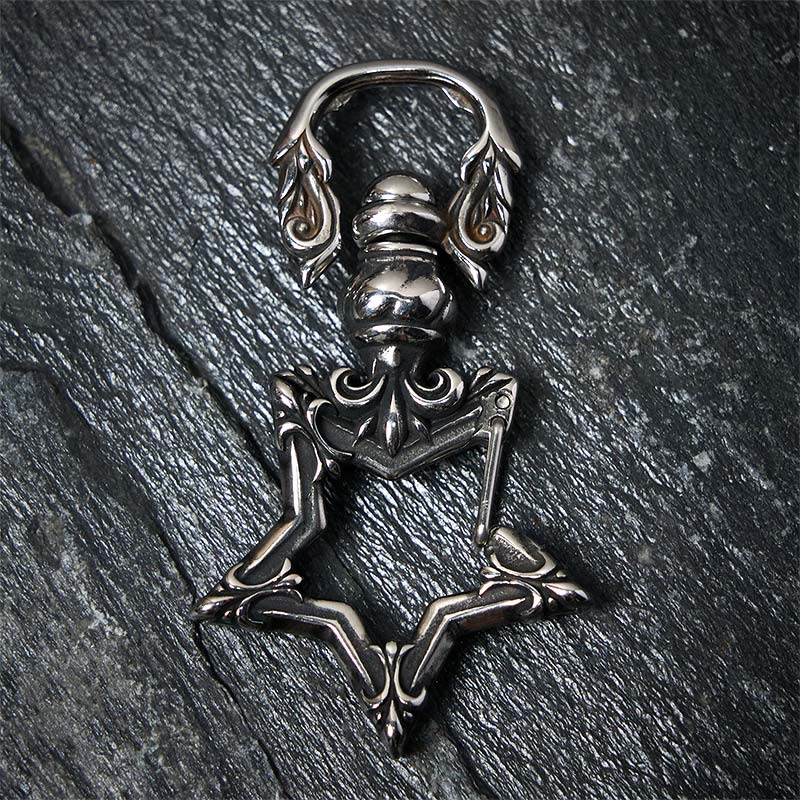 Drehbarer Stern-Schlüsselanhänger im Vintage-Stil zum Polieren und Anlaufen - image 4