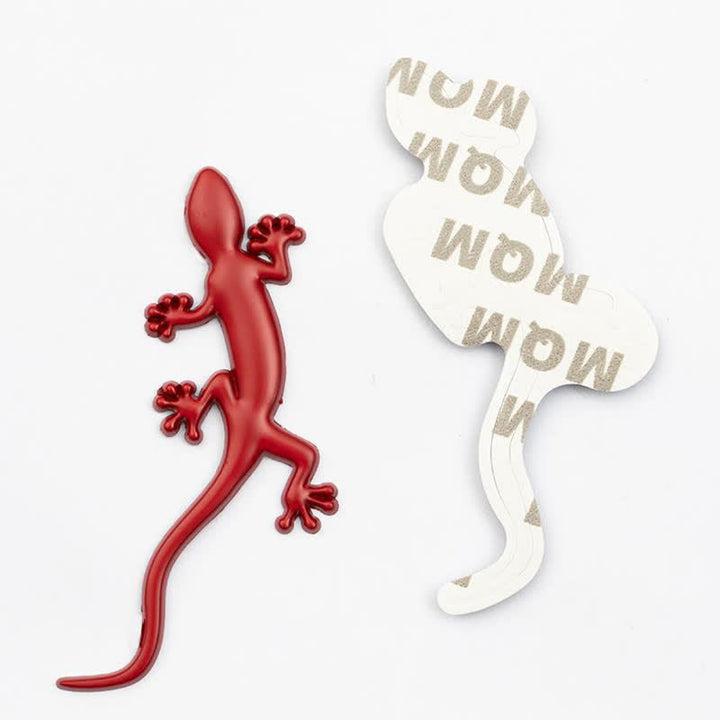 1 Paar Gecko-Tier-Metallaufkleber Autoaufkleber - image 3