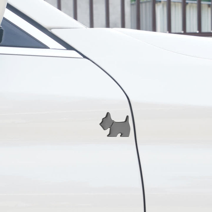 Niedlicher Hunde-Autoaufkleber aus Metall für Tierliebhaber - image 9