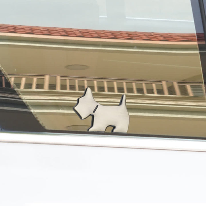 Niedlicher Hunde-Autoaufkleber aus Metall für Tierliebhaber - image 5
