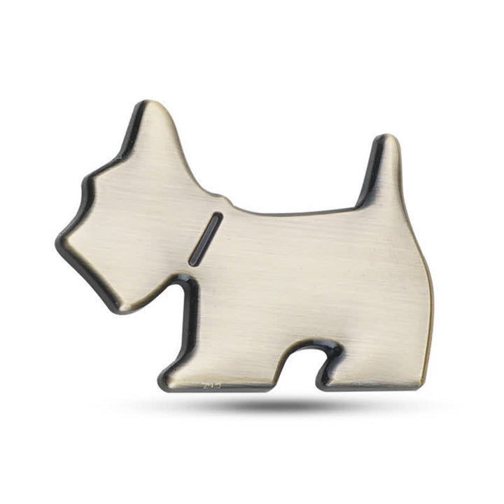 Niedlicher Hunde-Autoaufkleber aus Metall für Tierliebhaber - Antike Bronze - image 10